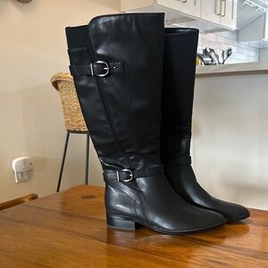 Naturalized - Black Knee-High Women's Boots synthetic leather size 6.5
